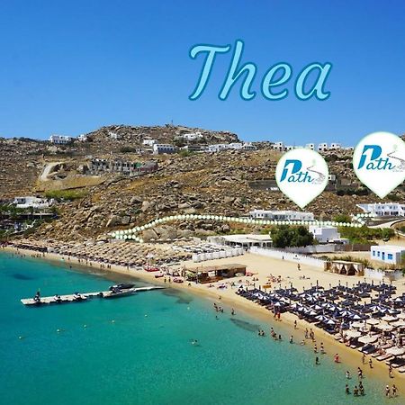 1Path Thea Mykonos Super Paradise Beach House Mykonos Town エクステリア 写真